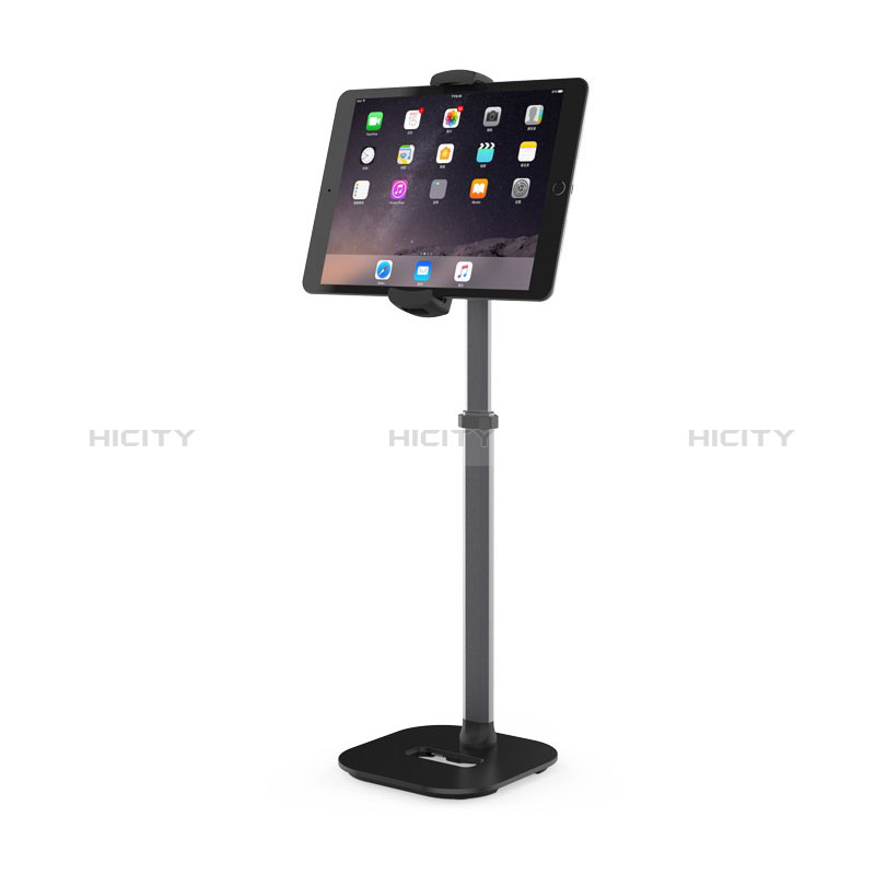 Universal Faltbare Ständer Tablet Halter Halterung Flexibel T09 für Apple iPad Pro 12.9 (2022) Schwarz