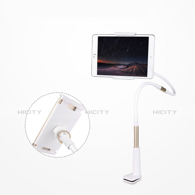 Universal Faltbare Ständer Tablet Halter Halterung Flexibel T30 für Apple iPad 4 Weiß groß