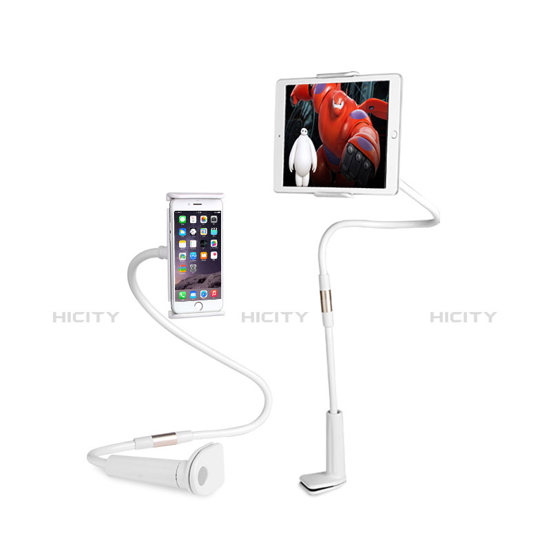 Universal Faltbare Ständer Tablet Halter Halterung Flexibel T30 für Apple iPad Air 2 Weiß