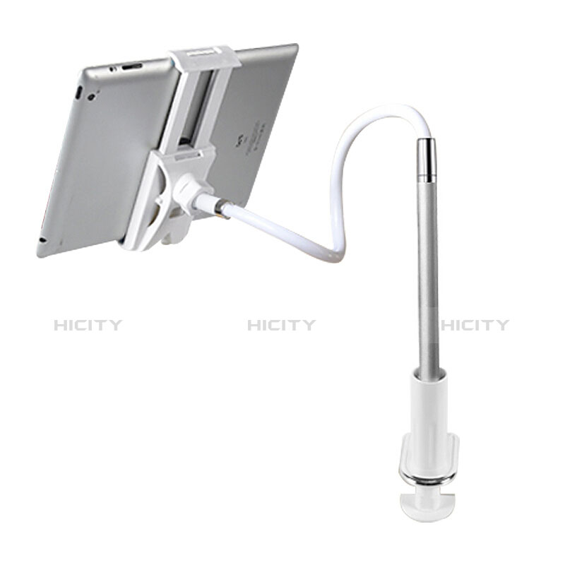 Universal Faltbare Ständer Tablet Halter Halterung Flexibel T36 für Apple iPad Air Silber