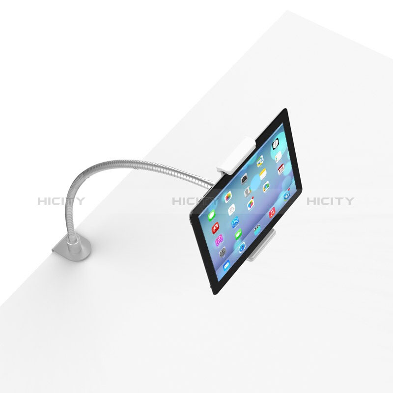 Universal Faltbare Ständer Tablet Halter Halterung Flexibel T37 für Apple New iPad 9.7 (2017) Weiß