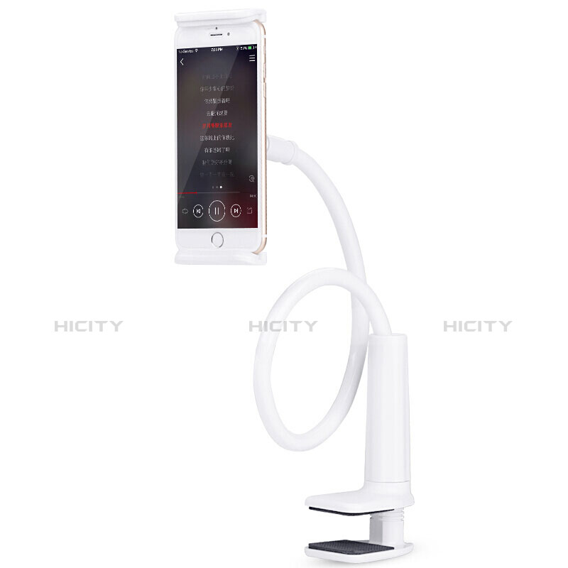 Universal Faltbare Ständer Tablet Halter Halterung Flexibel T38 für Samsung Galaxy Tab 2 7.0 P3100 P3110 Weiß groß