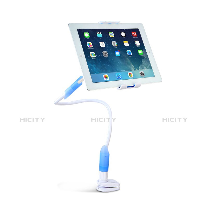 Universal Faltbare Ständer Tablet Halter Halterung Flexibel T41 für Apple iPad Mini 2 Hellblau