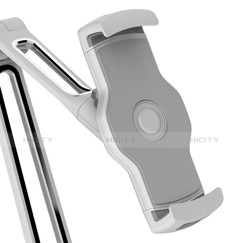 Universal Faltbare Ständer Tablet Halter Halterung Flexibel T43 für Apple iPad 10.2 (2020) Silber