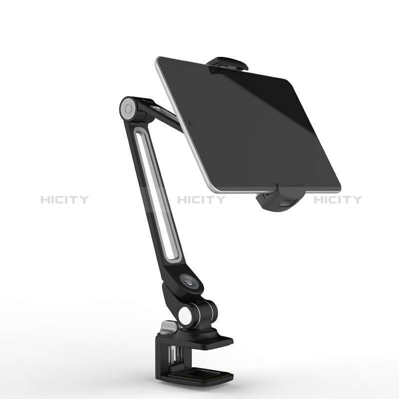 Universal Faltbare Ständer Tablet Halter Halterung Flexibel T43 für Apple iPad Pro 12.9 (2021) Schwarz