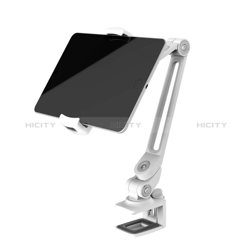 Universal Faltbare Ständer Tablet Halter Halterung Flexibel T43 für Apple iPad Pro 12.9 (2021) Silber