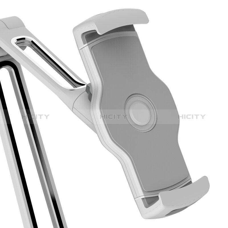 Universal Faltbare Ständer Tablet Halter Halterung Flexibel T43 für Apple New iPad 9.7 (2017) Silber