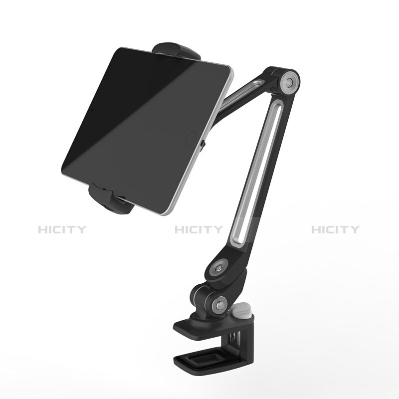 Universal Faltbare Ständer Tablet Halter Halterung Flexibel T43 für Huawei Mediapad T1 10 Pro T1-A21L T1-A23L Schwarz