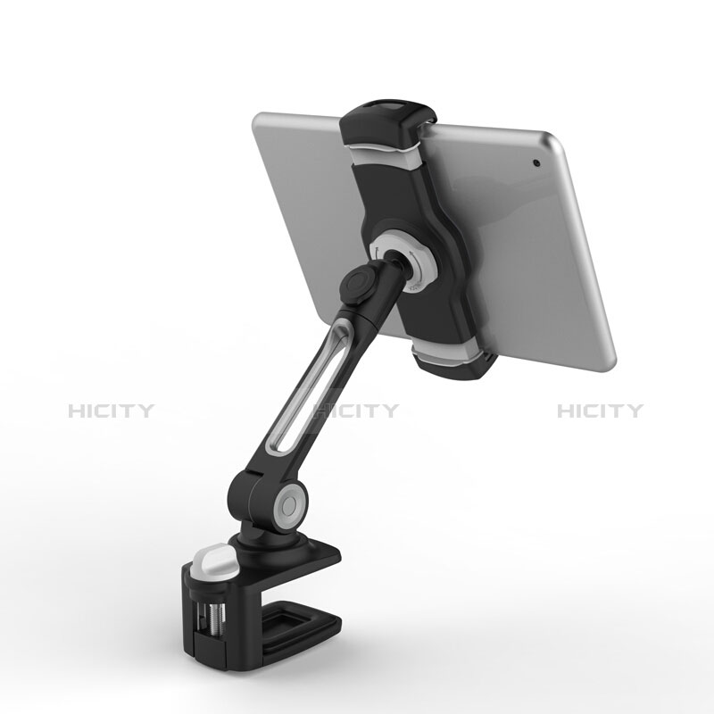 Universal Faltbare Ständer Tablet Halter Halterung Flexibel T45 für Apple iPad Air Schwarz