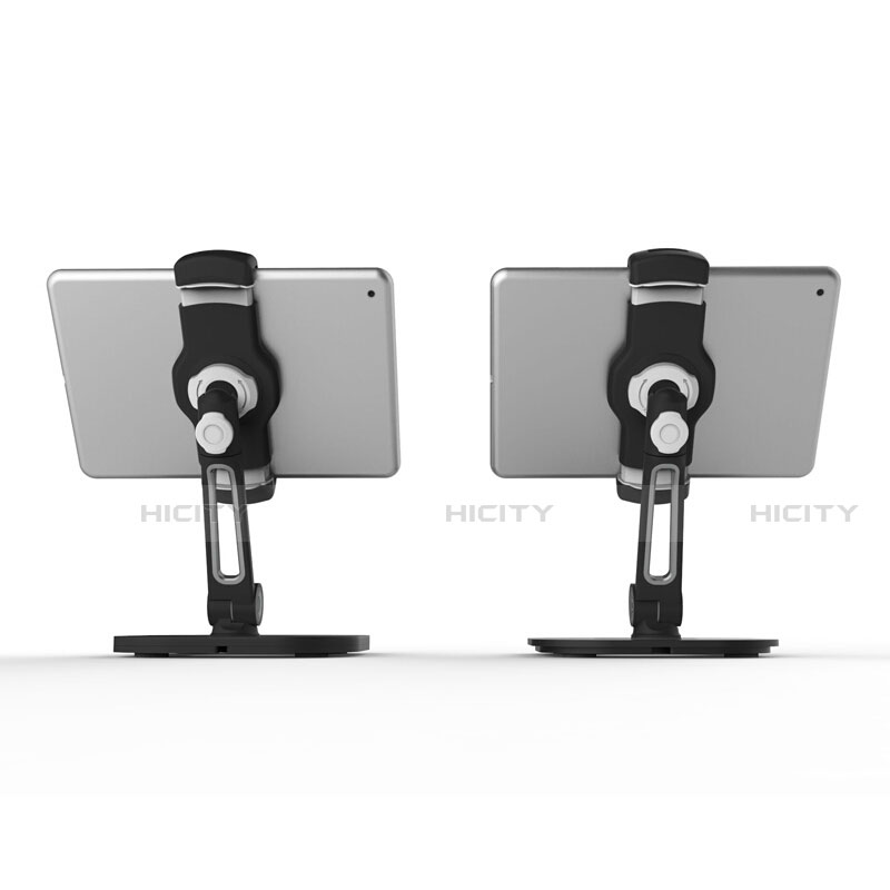 Universal Faltbare Ständer Tablet Halter Halterung Flexibel T47 für Samsung Galaxy Tab S2 9.7 SM-T810 SM-T815 Schwarz groß