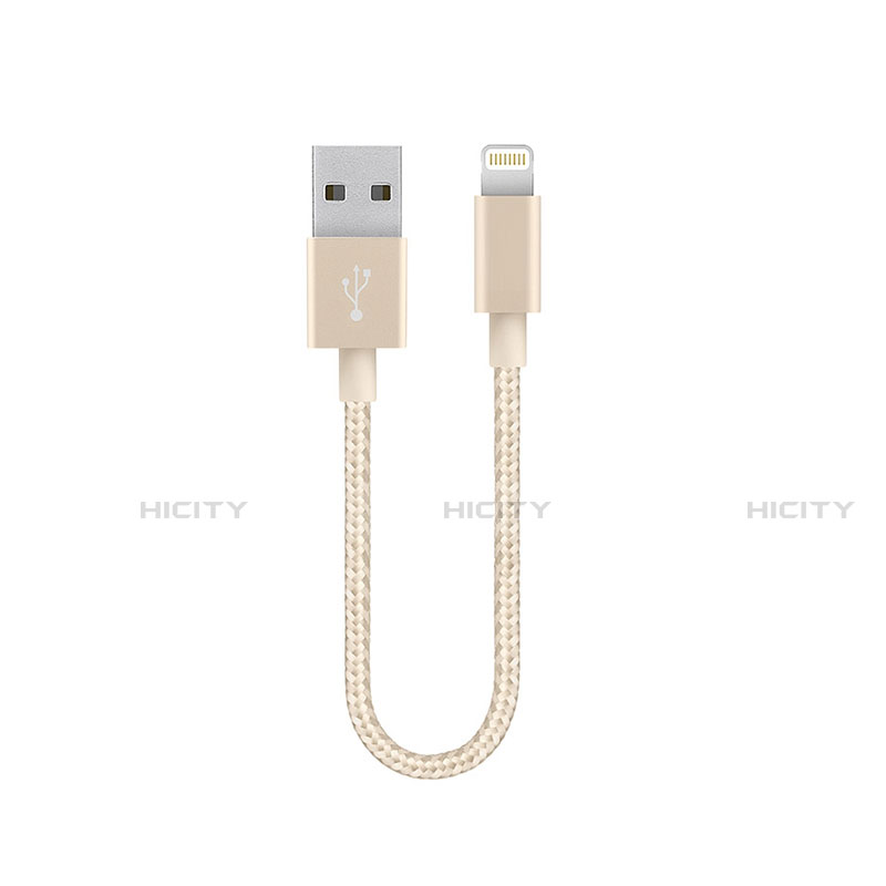 USB Ladekabel Kabel 15cm S01 für Apple iPad Air 10.9 (2020) groß