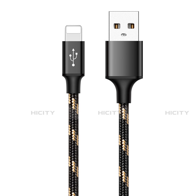 USB Ladekabel Kabel 25cm S03 für Apple iPhone 6 Plus groß
