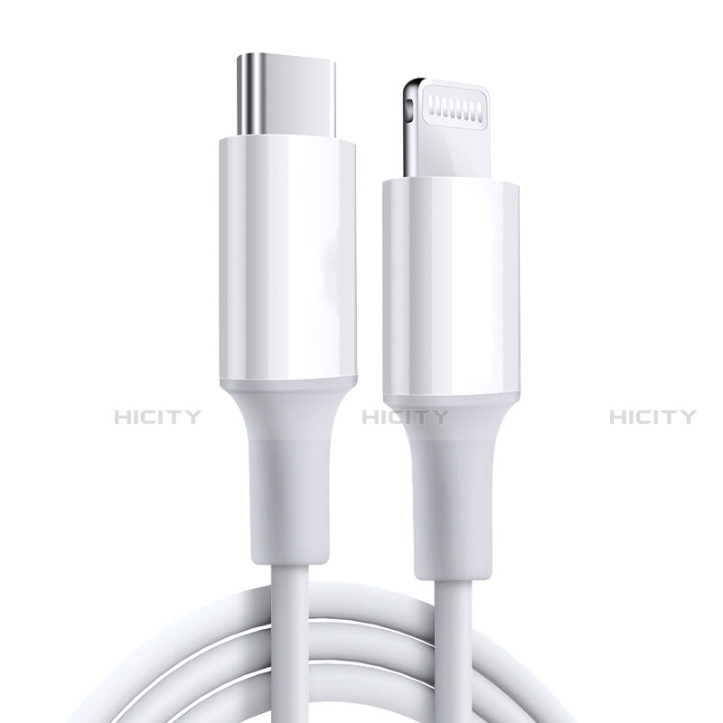 USB Ladekabel Kabel C02 für Apple iPad New Air (2019) Weiß