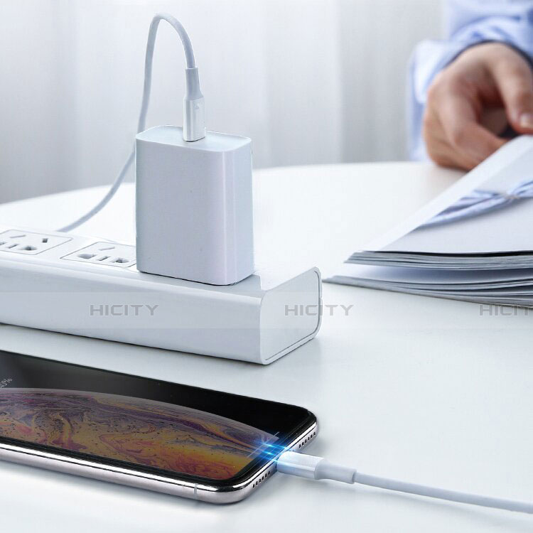 USB Ladekabel Kabel C02 für Apple iPad New Air (2019) Weiß