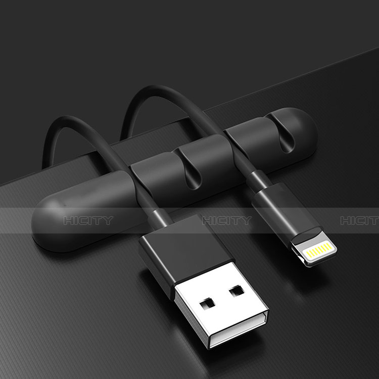 USB Ladekabel Kabel C02 für Apple iPhone 6 Schwarz groß