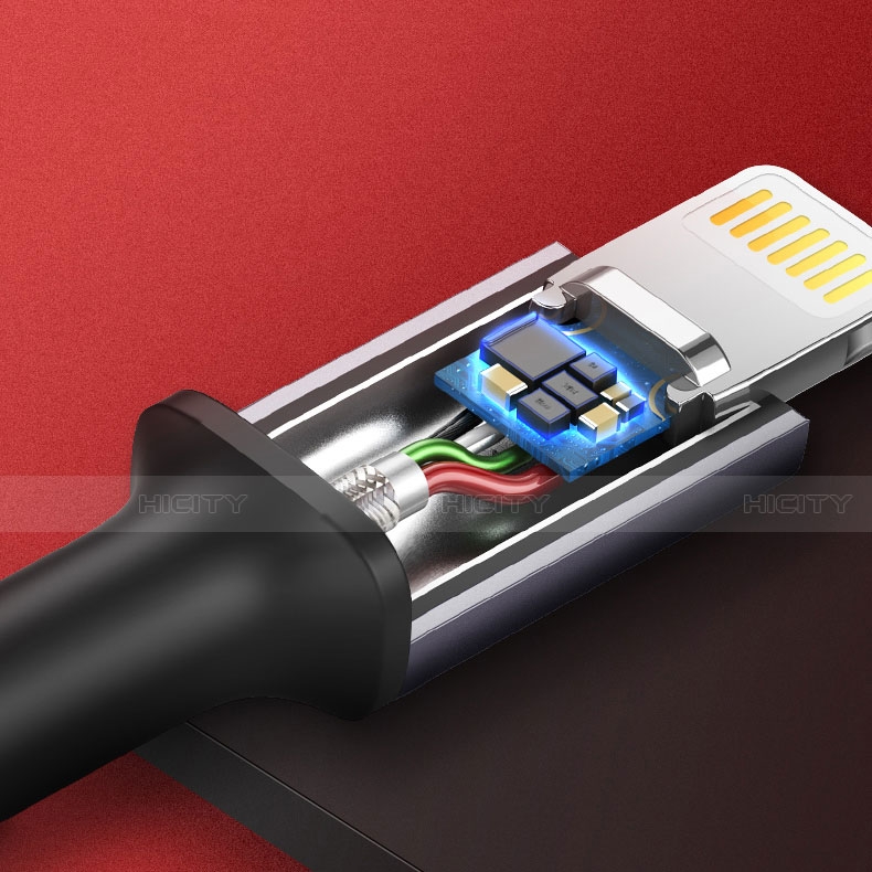USB Ladekabel Kabel C03 für Apple iPad Air 2 Rot