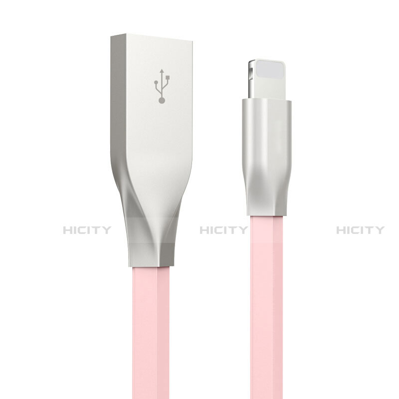 USB Ladekabel Kabel C05 für Apple iPad 10.2 (2020) Rosa