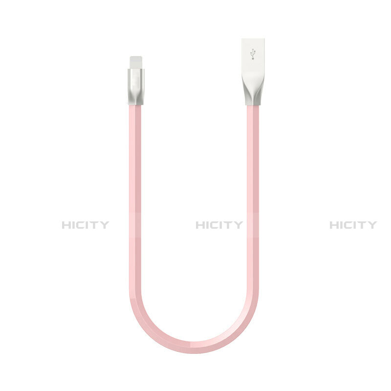 USB Ladekabel Kabel C06 für Apple iPhone 12 Mini Rosa