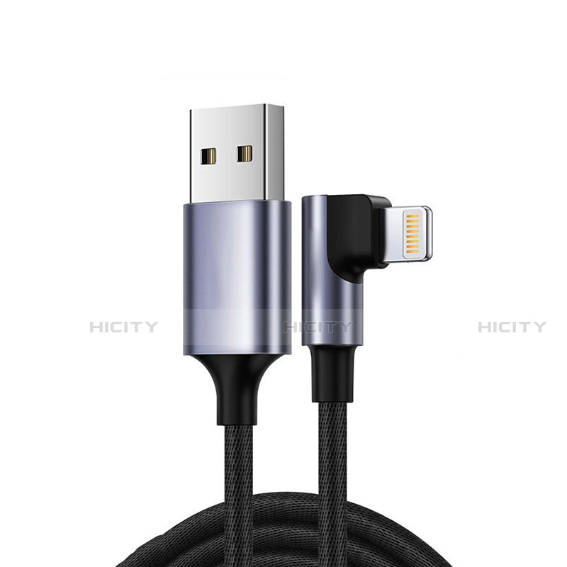 USB Ladekabel Kabel C10 für Apple iPad 10.2 (2020) Schwarz