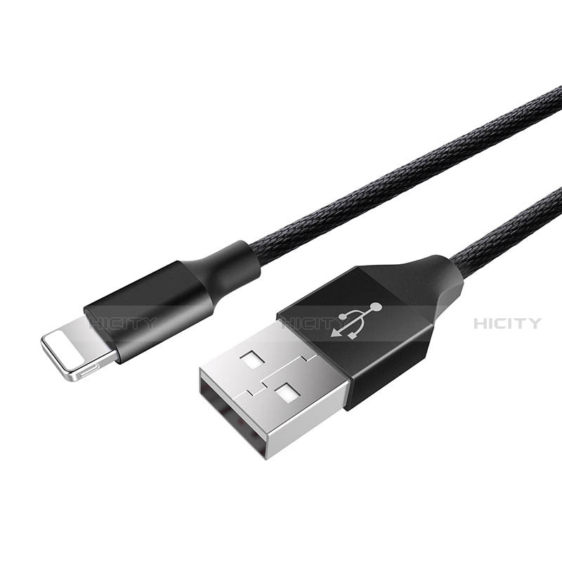 USB Ladekabel Kabel D06 für Apple New iPad Pro 9.7 (2017) Schwarz