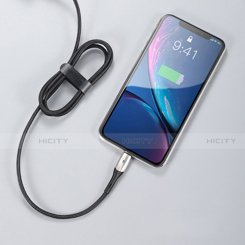 USB Ladekabel Kabel D09 für Apple iPhone X Schwarz