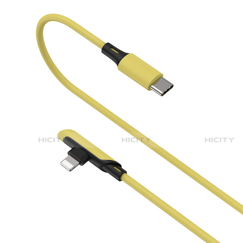 USB Ladekabel Kabel D10 für Apple iPad 10.2 (2020) Gelb