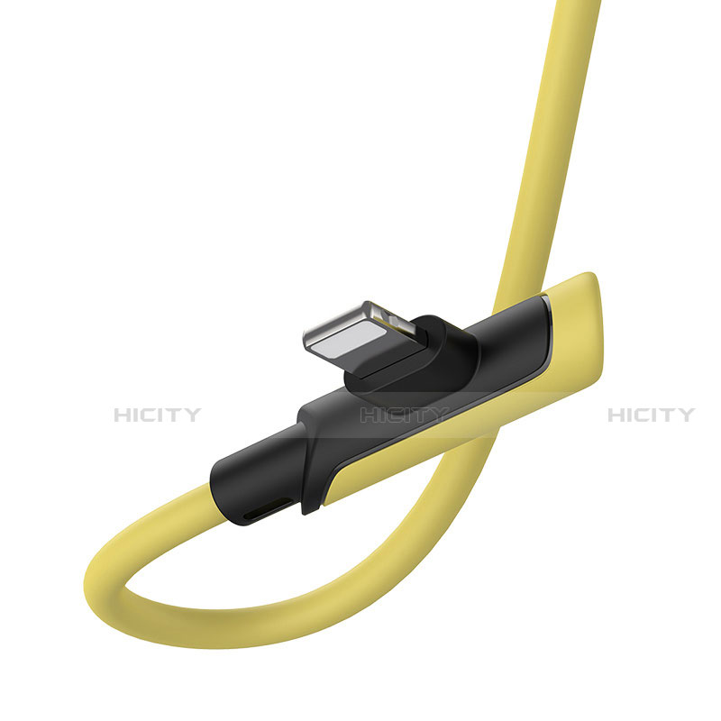 USB Ladekabel Kabel D10 für Apple iPad Mini Gelb groß