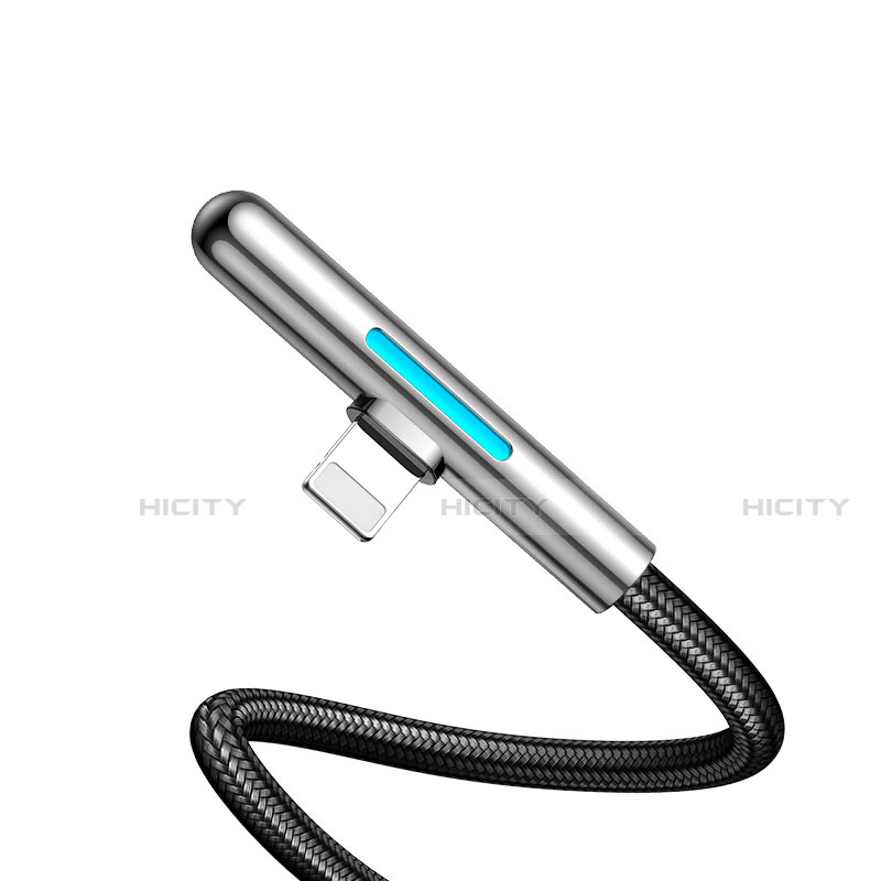 USB Ladekabel Kabel D11 für Apple iPad Pro 12.9 Schwarz Plus
