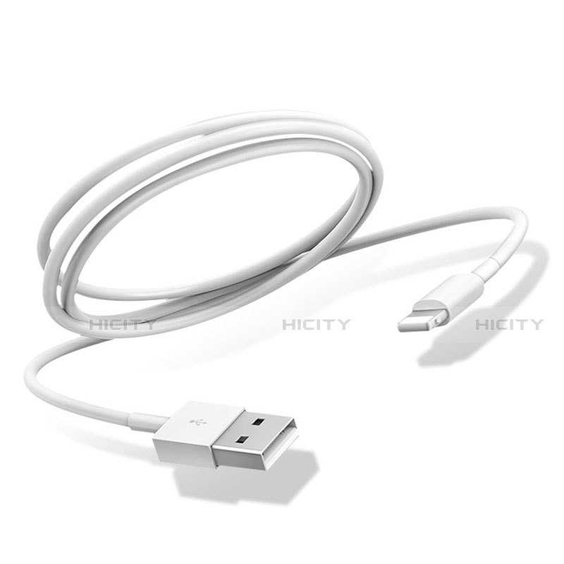 USB Ladekabel Kabel D12 für Apple iPad 2 Weiß groß