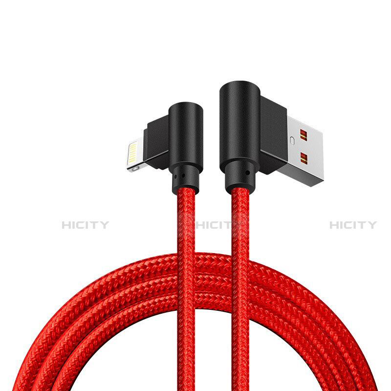 USB Ladekabel Kabel D15 für Apple iPad Mini 3 Rot