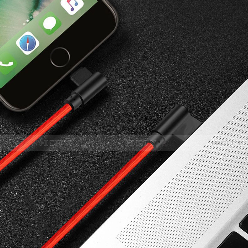 USB Ladekabel Kabel D15 für Apple iPad Mini 4 Rot