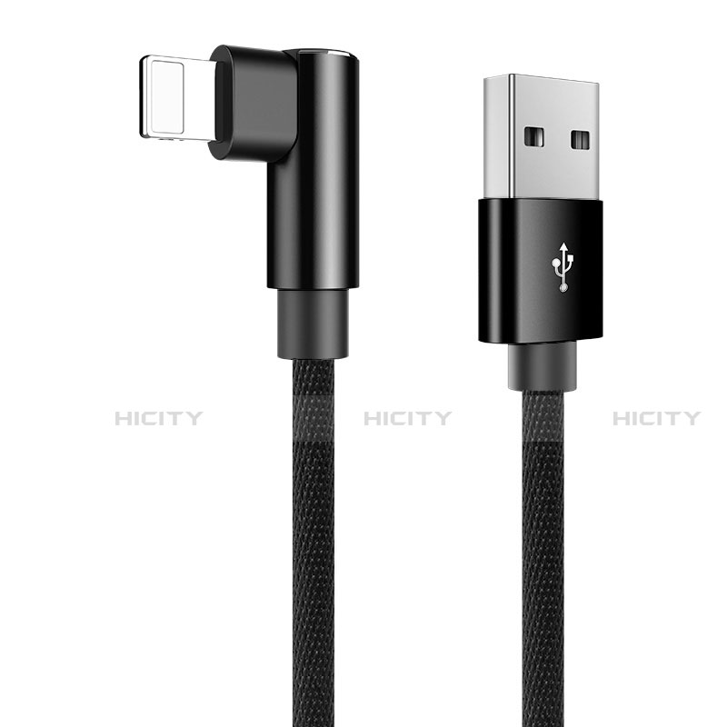 USB Ladekabel Kabel D16 für Apple iPad 10.2 (2020) Schwarz