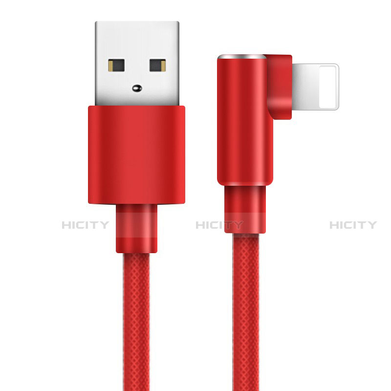 USB Ladekabel Kabel D17 für Apple iPad 10.2 (2020) Rot