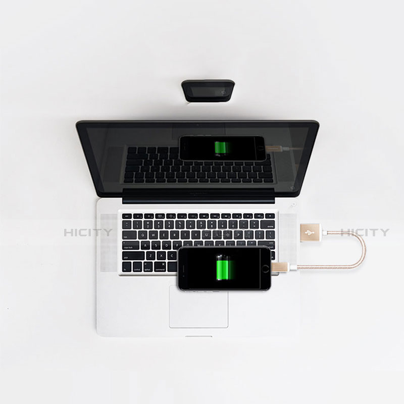 USB Ladekabel Kabel D18 für Apple New iPad Air 10.9 (2020)