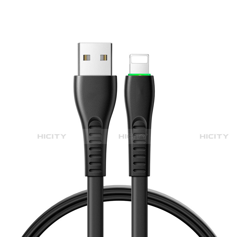 USB Ladekabel Kabel D20 für Apple New iPad Air 10.9 (2020) Schwarz Plus