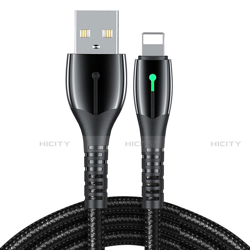 USB Ladekabel Kabel D23 für Apple iPad New Air (2019) Schwarz Plus