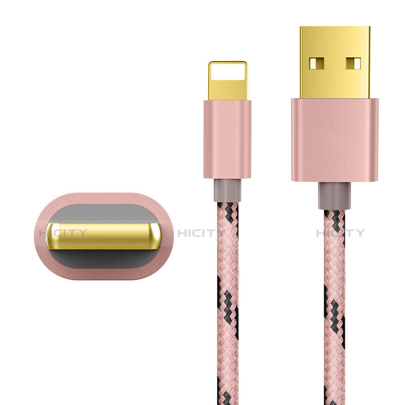 USB Ladekabel Kabel L01 für Apple iPhone 6 Plus Rosegold groß