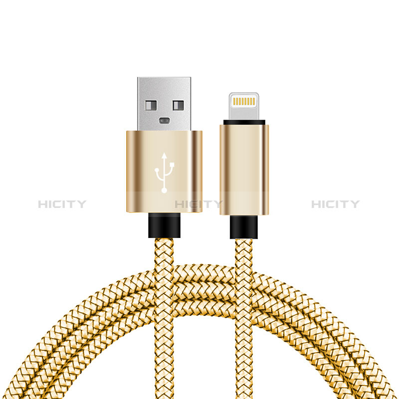 USB Ladekabel Kabel L07 für Apple New iPad 9.7 (2017) Gold