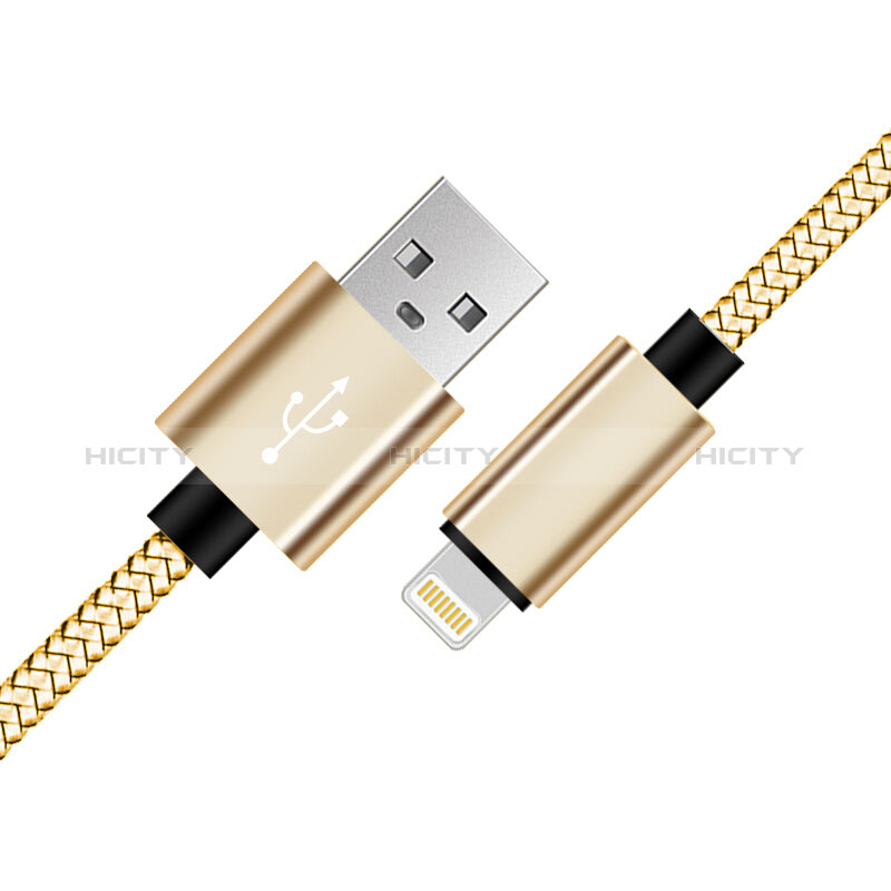 USB Ladekabel Kabel L07 für Apple New iPad 9.7 (2018) Gold