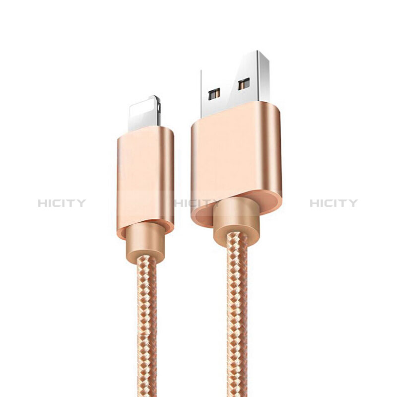 USB Ladekabel Kabel L08 für Apple New iPad 9.7 (2017) Gold