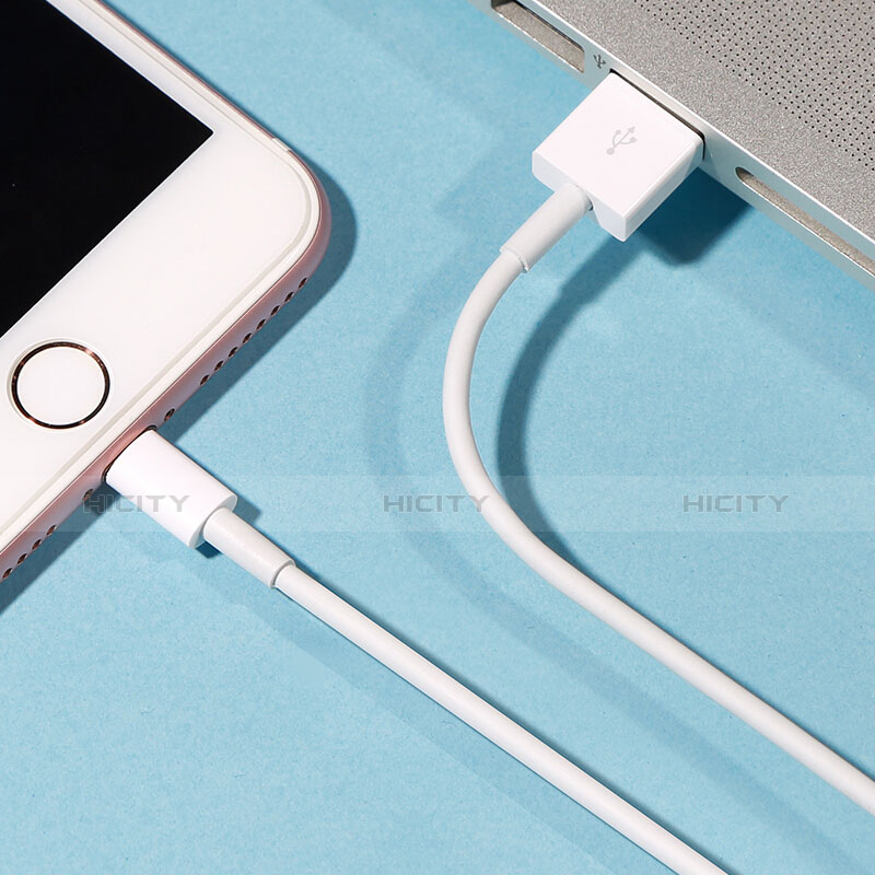 USB Ladekabel Kabel L09 für Apple iPhone 6 Plus Weiß