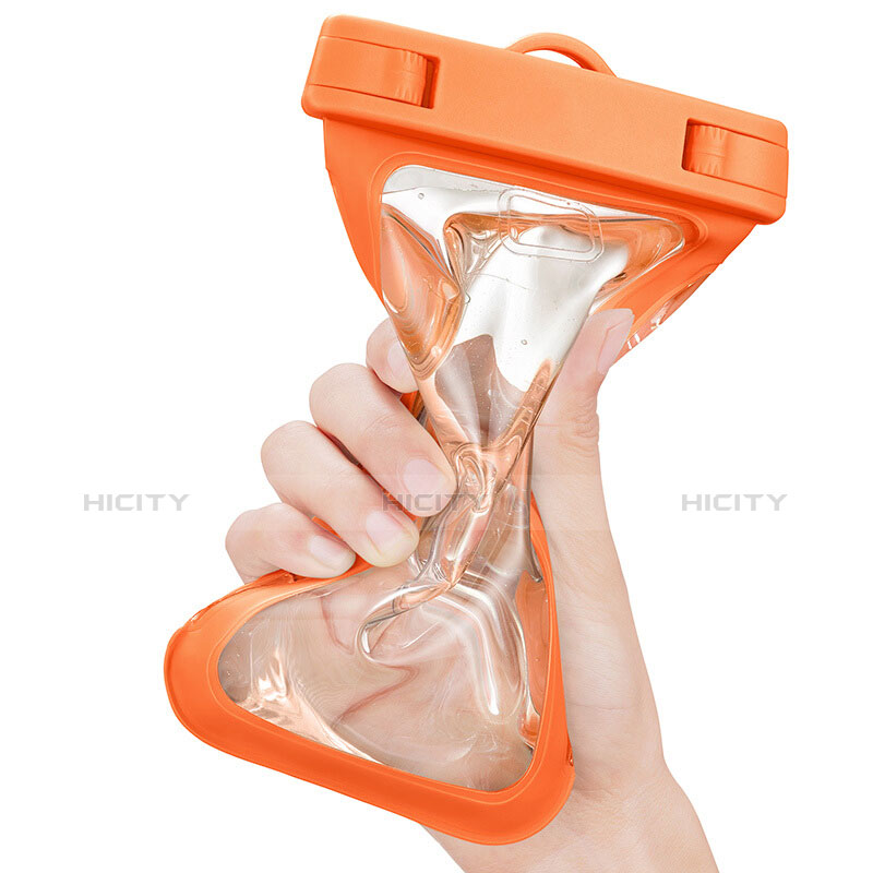 Wasserdicht Unterwasser Handy Schutzhülle Universal Orange