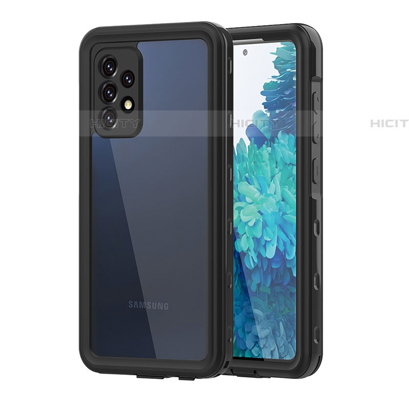 Wasserdicht Unterwasser Silikon Hülle Handyhülle und Kunststoff Waterproof Schutzhülle 360 Grad Ganzkörper Tasche für Samsung Galaxy A52 4G