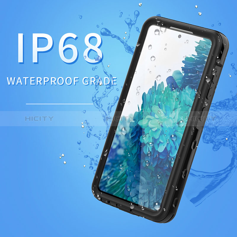 Wasserdicht Unterwasser Silikon Hülle Handyhülle und Kunststoff Waterproof Schutzhülle 360 Grad Ganzkörper Tasche für Samsung Galaxy A52s 5G