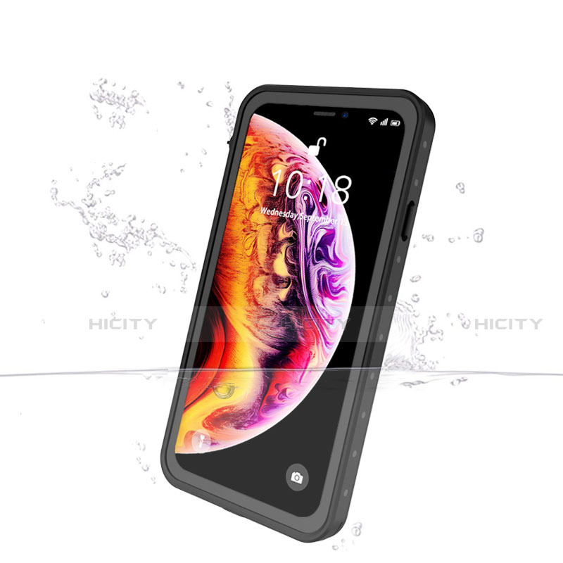 Wasserdicht Unterwasser Silikon Hülle Handyhülle und Kunststoff Waterproof Schutzhülle 360 Grad Tasche W01 für Apple iPhone Xs Max